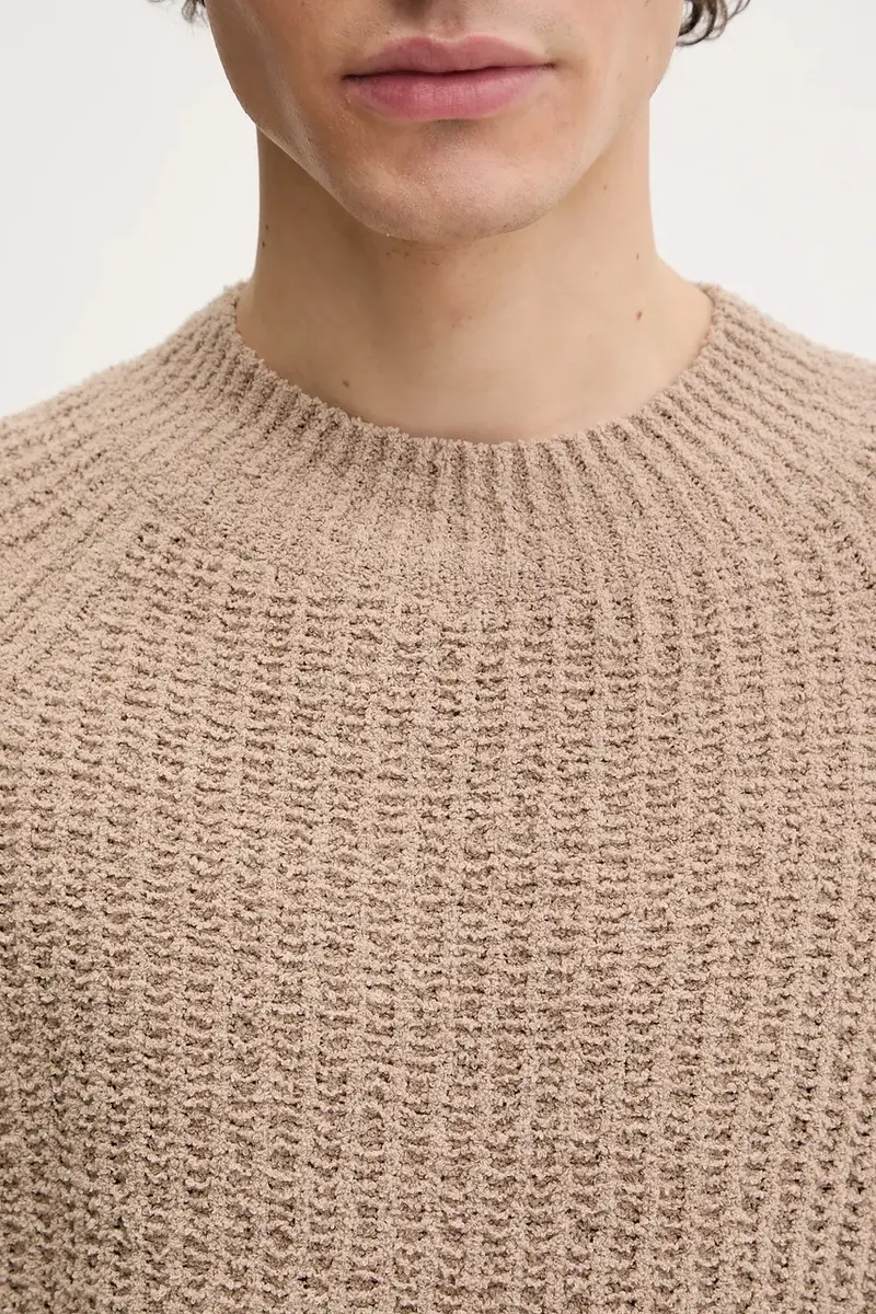 maglione uomo colore beige 3064 miniatura 5