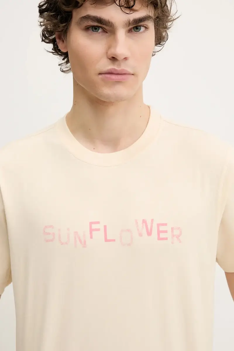 Sunflower T-shirt Uomo Beige 3291404 miniatura 4