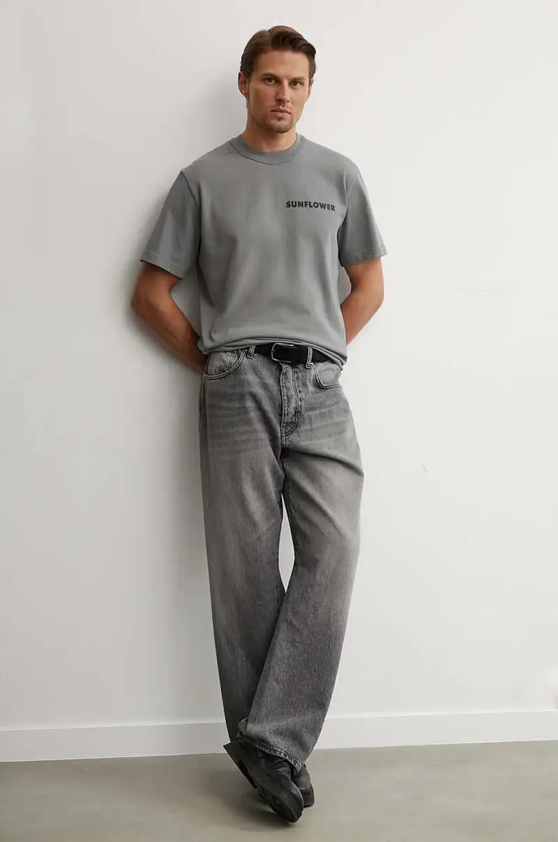 Sunflower T-shirt Uomo Grigio 3324572 miniatura 2