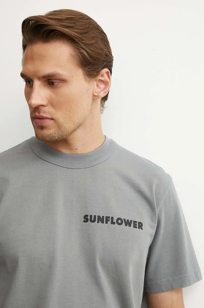 Sunflower T-shirt Uomo Grigio 3324572 miniatura 4