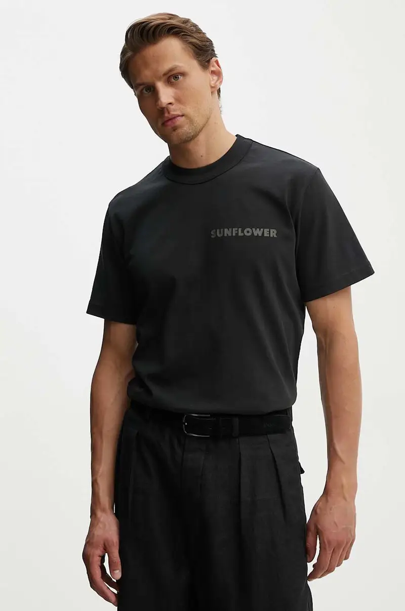Sunflower T-shirt Uomo Nero 3326722
