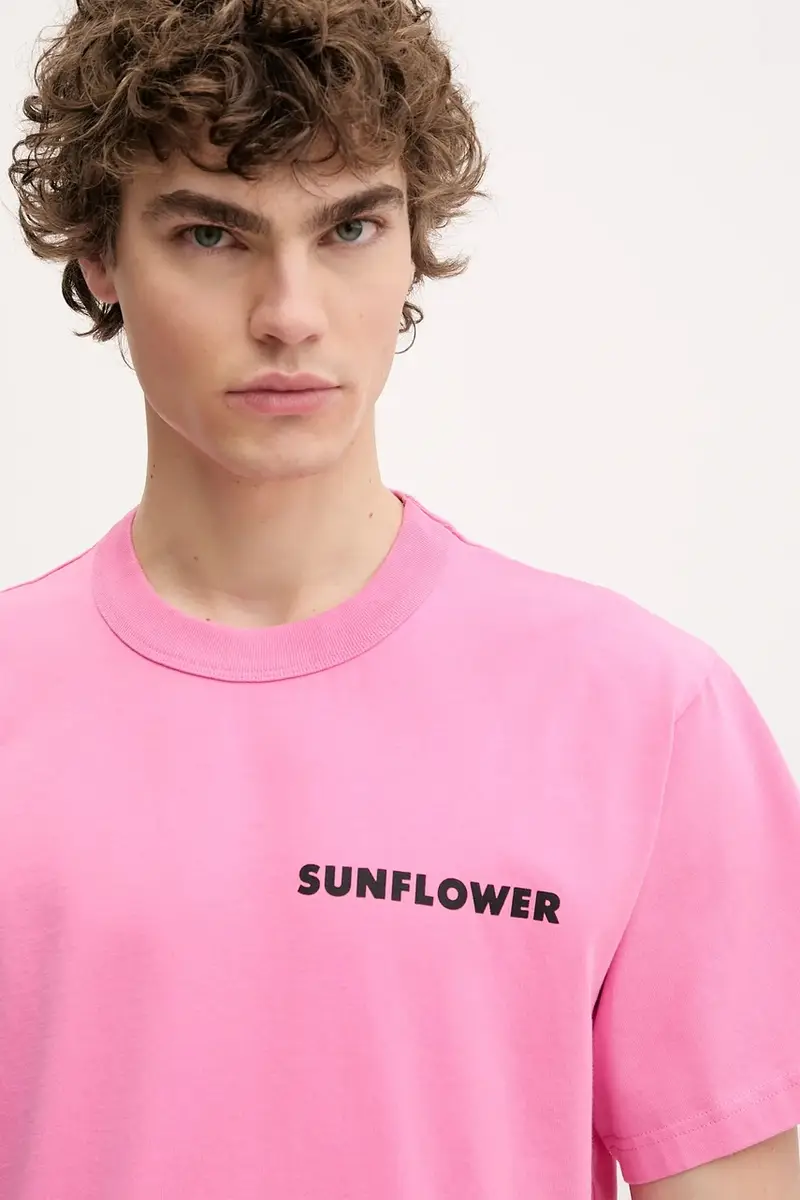 Sunflower T-shirt Uomo Rosa 3338290 miniatura 4