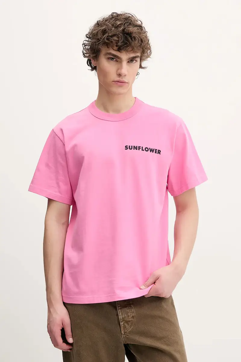 Sunflower T-shirt Uomo Rosa 3338290