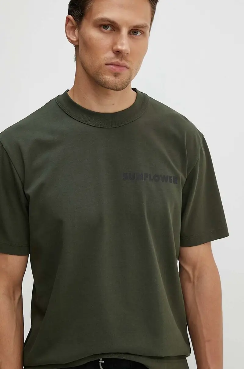 Sunflower T-shirt Uomo Verde 3349197 miniatura 4