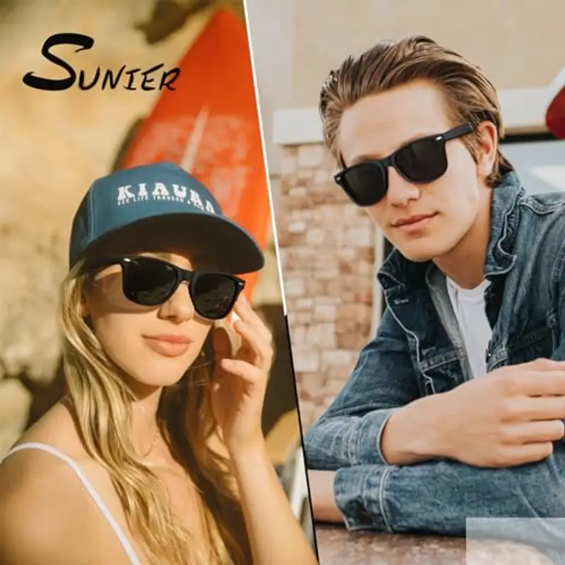 Sunier Occhiali da sole Donna Nero 801846 miniatura 2