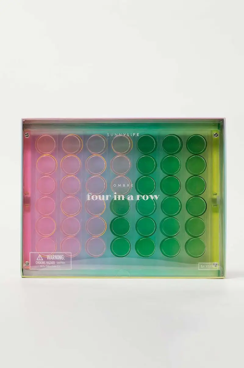 gioco Lucite 4 in a Row, Ombre Sherbert Multicolore miniatura 4