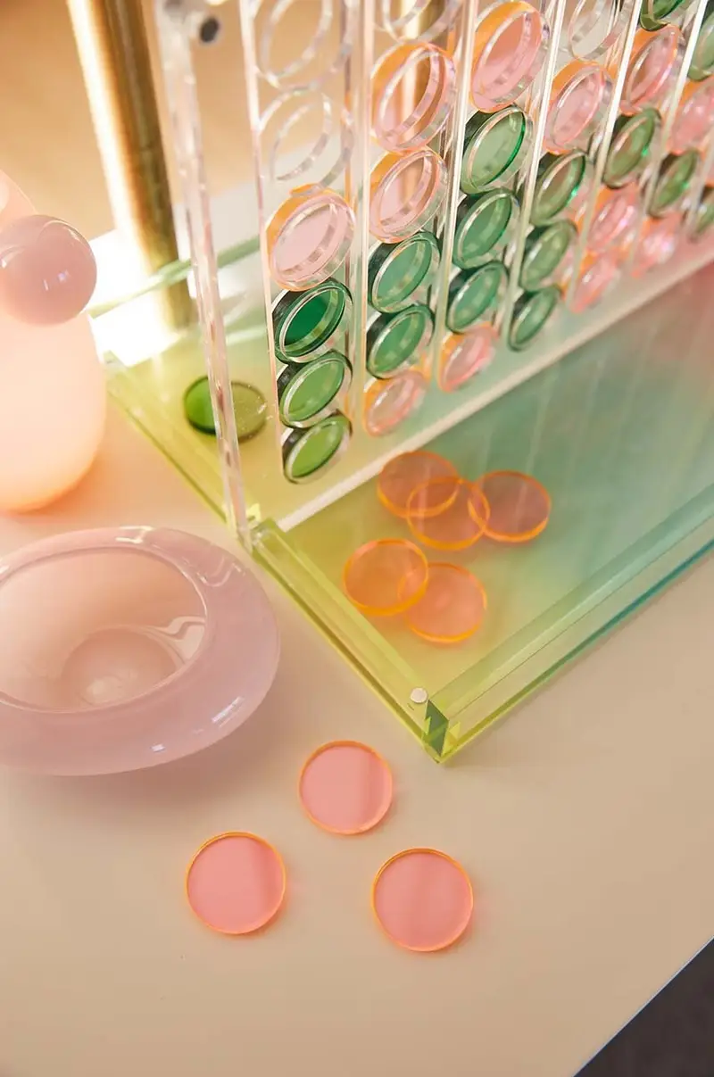 gioco Lucite 4 in a Row, Ombre Sherbert Multicolore miniatura 5