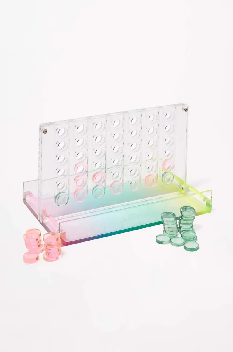 gioco Mini Lucite 4 In A Row Aurora Multicolore