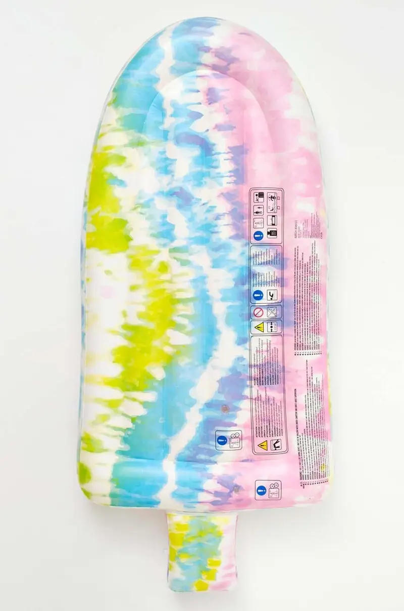matterasso gonfiabile Ice Pop Tie Dye Multicolore