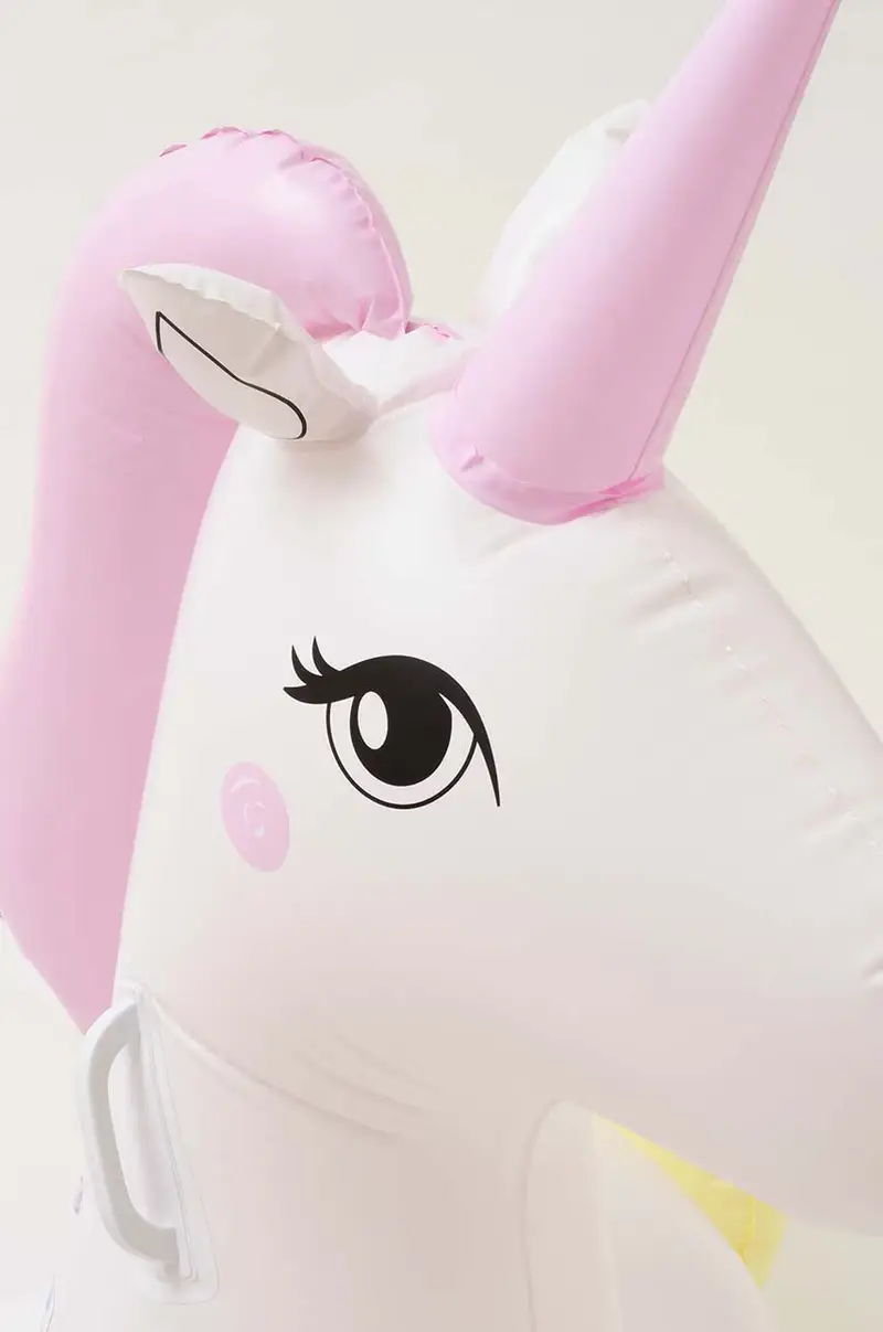 matterasso gonfiabile Luxe Ride-On Float Unicorn Past Multicolore miniatura 4