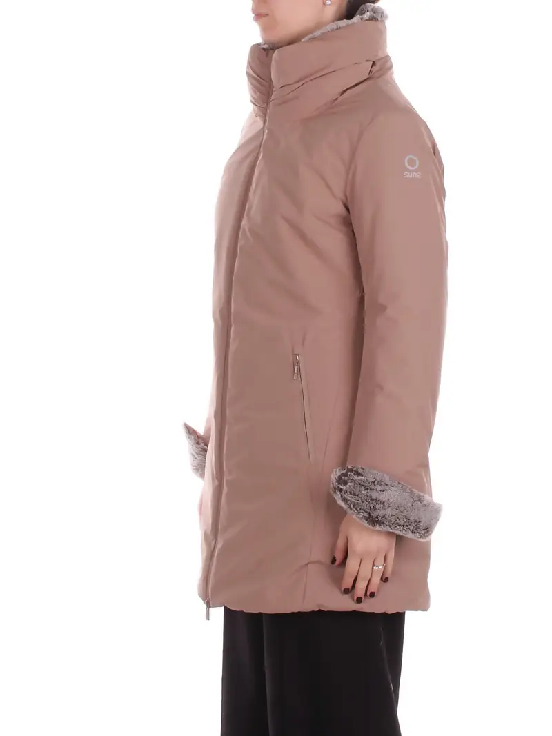 Giubbotto Donna SUNS Noce Situla senza cintura fur miniatura 2