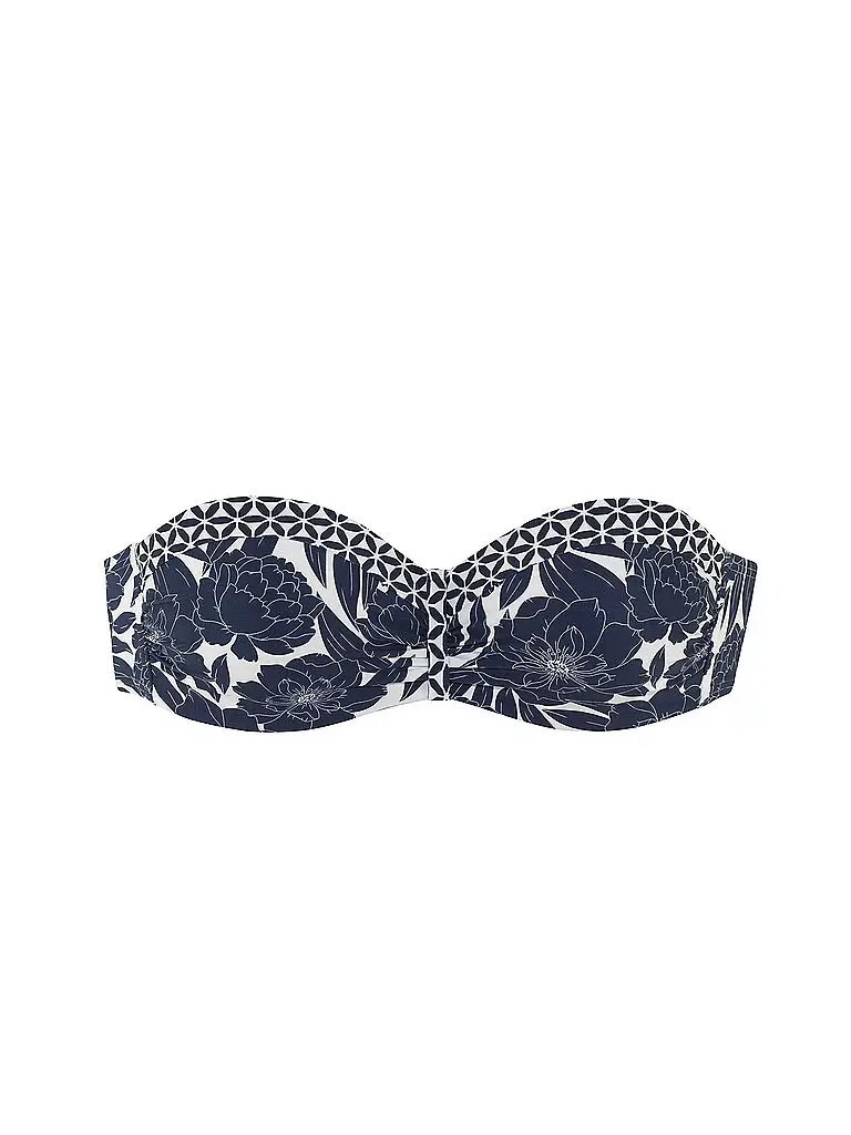 Bikinioberteil da donna con ferretto a fascia blu | 36A