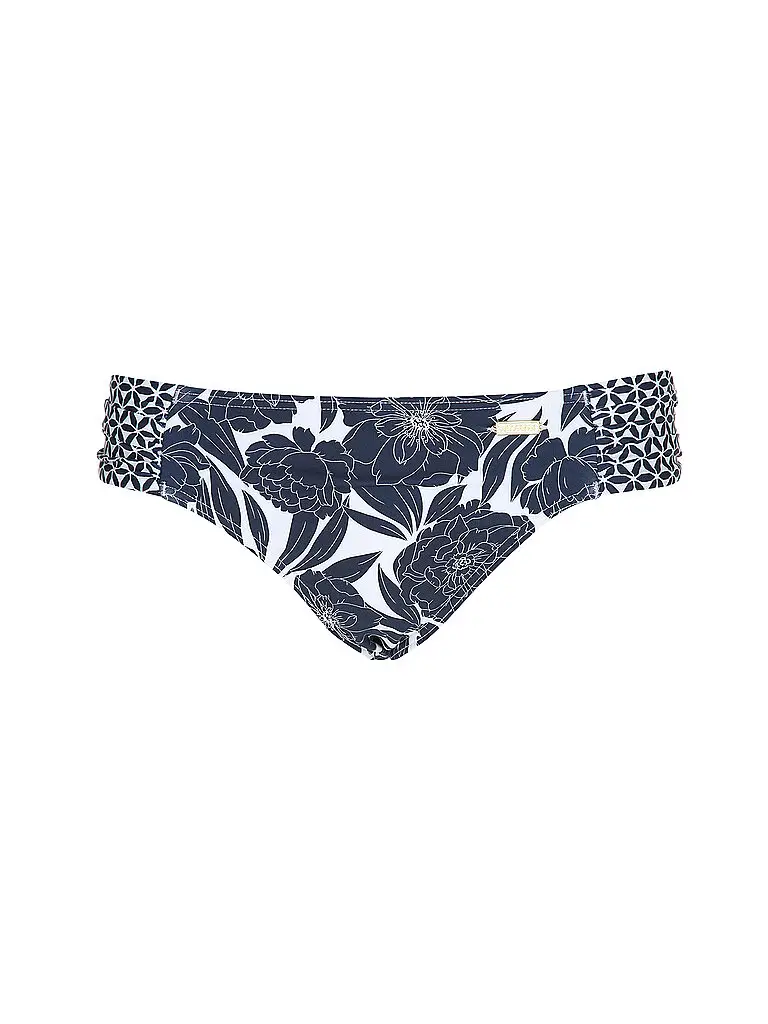 Slip bikini da donna con arricciatura blu | 34