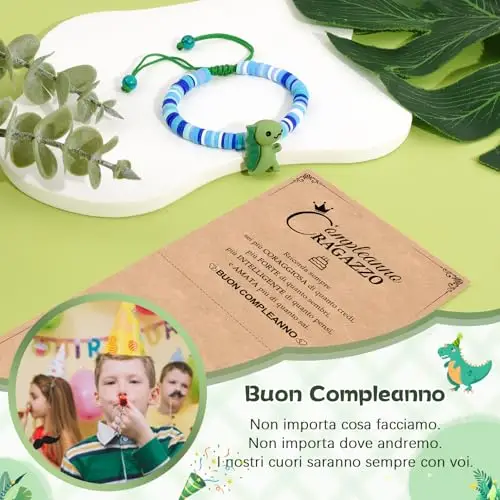 SUNSH Regalo per Figlio, Regalo per Il Ritorno a Scuola, Regalo Di Compleanno, Braccialetto per Figlio, Braccialetto Con miniatura 2