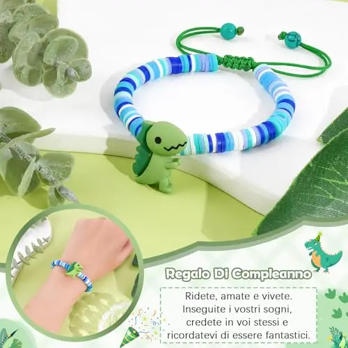 SUNSH Regalo per Figlio, Regalo per Il Ritorno a Scuola, Regalo Di Compleanno, Braccialetto per Figlio, Braccialetto Con miniatura 3