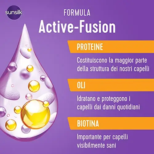 Sunsilk, Balsamo Liscio Perfetto, Balsamo per Capelli Lisci a Lungo e Setosi, Formula Active Fusion con Olio di Argan miniatura 3