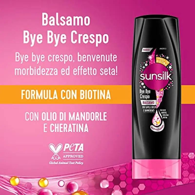 Sunsilk, Balsamo Ricci da Sogno, Balsamo per Capelli Ricci Definiti ed Elastici, Formula Active Fusion Arricchita con Olio di Macadamia, Elastina e Biotina per Capelli Visibilmente Sani, 200ml miniatura 3