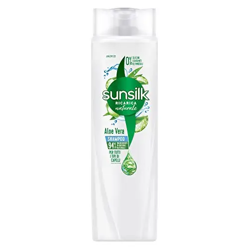 Sunsilk, Shampoo Aloe Vera, Shampoo per Capelli Secchi e Disidratati, Formula Nutriente ed Idratante, con Aloe Vera,