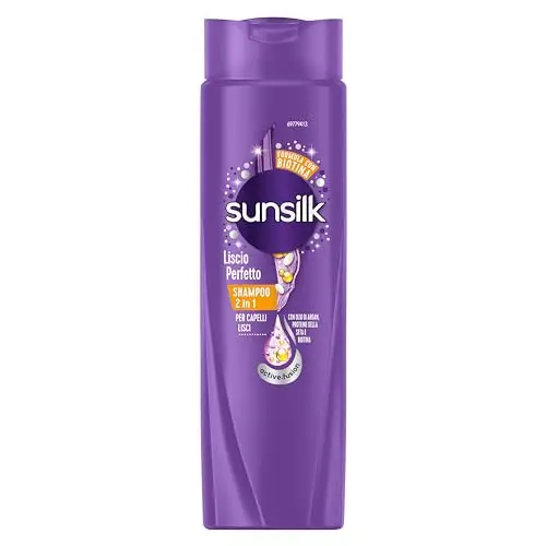 Sunsilk, Shampoo Morbidi e Luminosi, Shampoo Anticrespo, Dona Capelli Morbidi e Non Unti, Formula Active-Fusion con