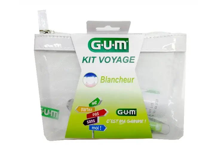 Gum kit da viaggio bianco