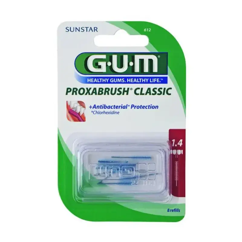 Gum Proxabrush Ricariche Spazzole Interdentali 1.4mm x8