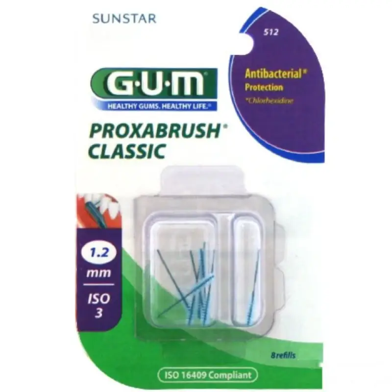 Gum Proxabrush Ricariche Spazzole Interdentali 1.6mm x6