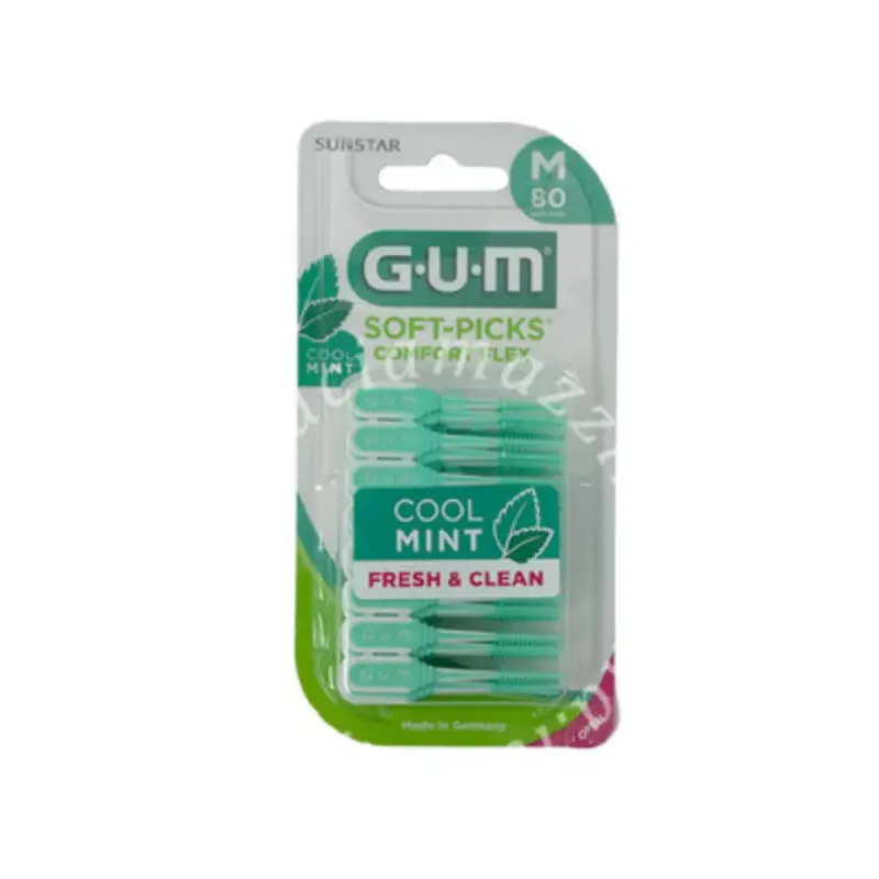 Gum Soft-Picks Stick Interdentale Medium Comfort Flex menta x80