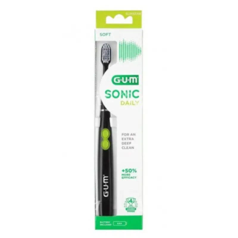 Gum Sonic Daily Spazzolino Da Denti Nero