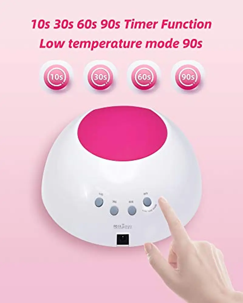 SUNUV Lampada Unghie UV LED Professionale per Gel e Semipermanente, Sensore Di Avvio Automatico, 4 Timer 10s /30s/60s/90s miniatura 2