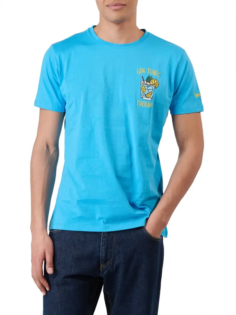 Superculture T-shirt Uomo Turchese 2495226