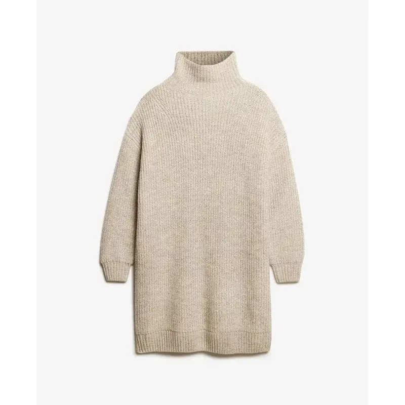 Abito a maglia a coste spesso da donna Superdry