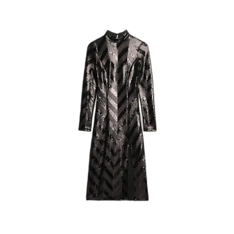 Abito midi a zigzag con schiena scoperta donna Superdry