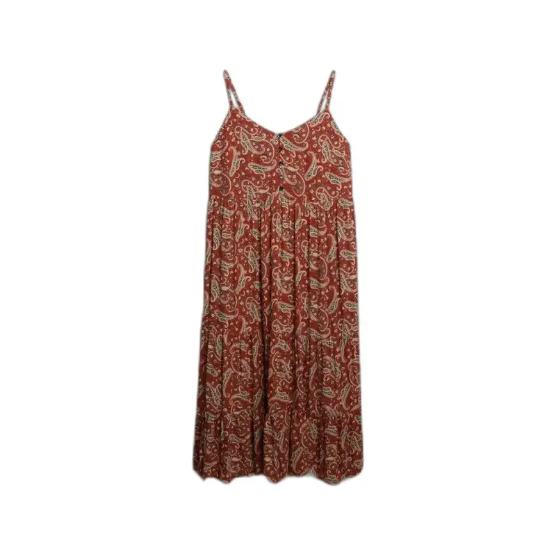 Abito midi semi-chiuso con balze donna Superdry