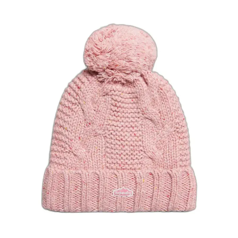 Berretto a pompon lavorato a maglia da donna Superdry