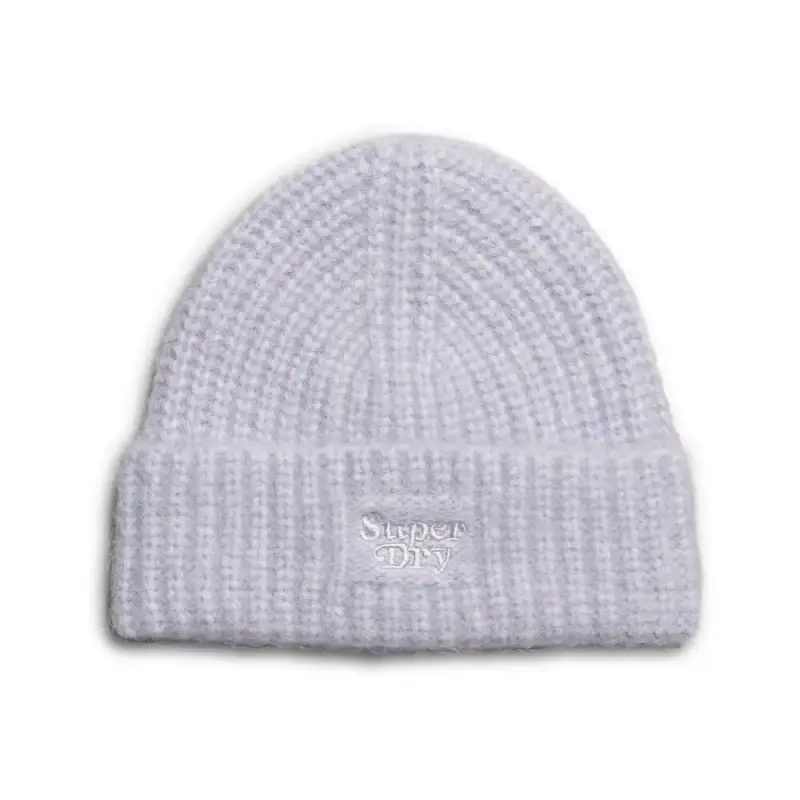 Berretto da donna in maglia a coste Superdry