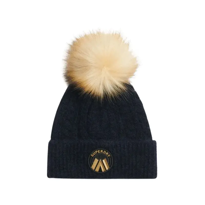 Berretto in maglia intrecciata donna Superdry Luxe