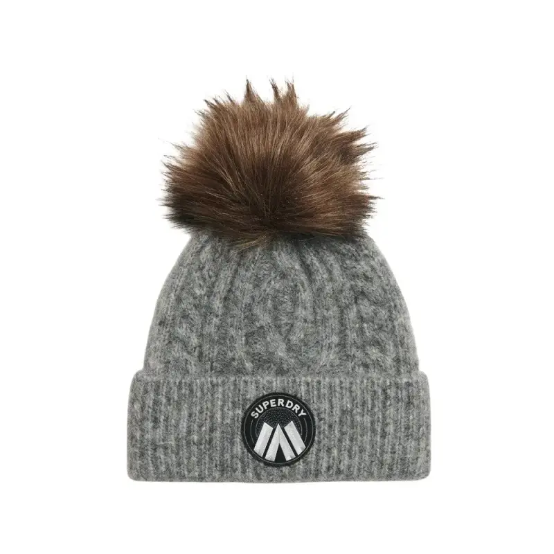Berretto in maglia intrecciata donna Superdry Luxe