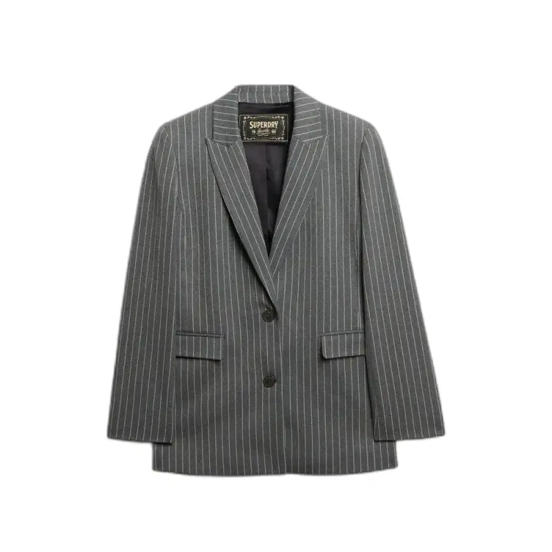 Blazer da donna Superdry Pinstripe