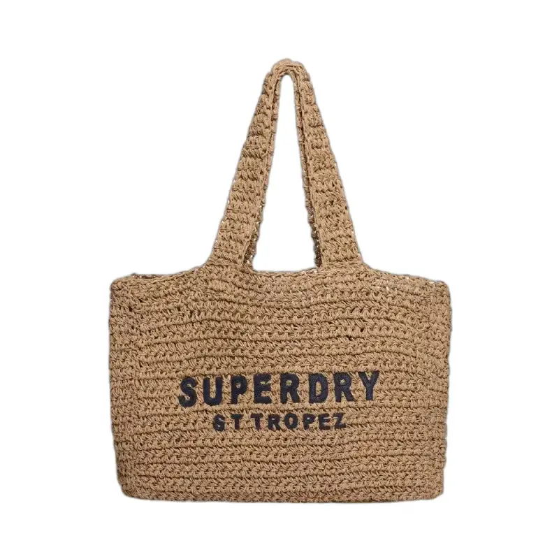 Borsa a rete in rafia donna Superdry City