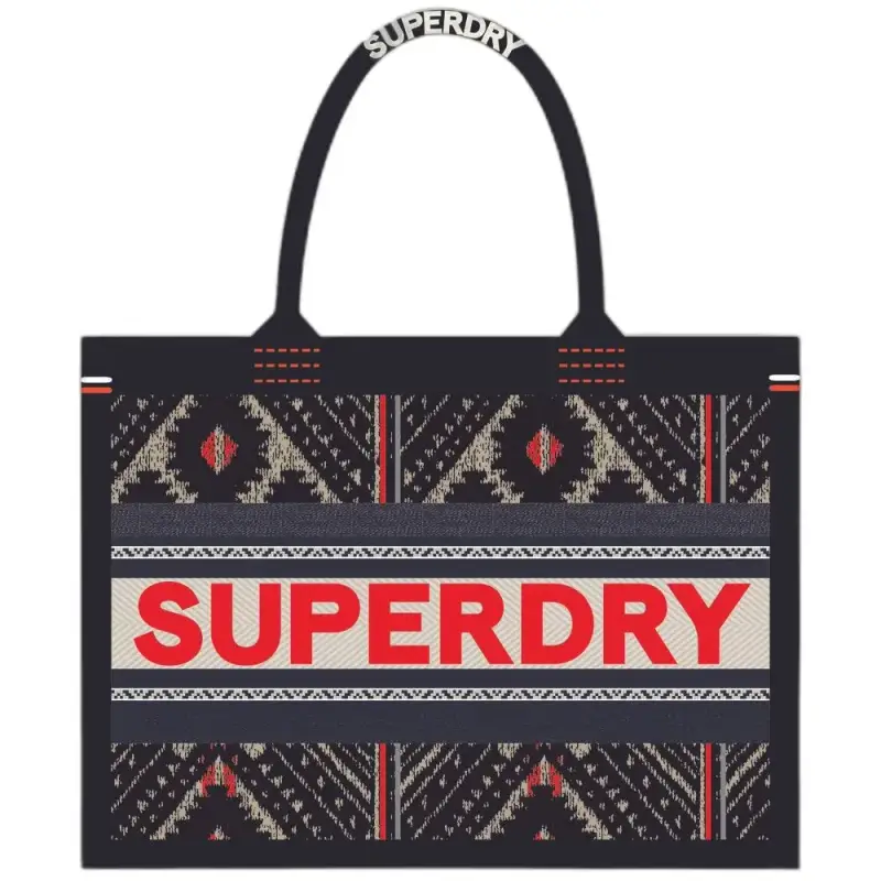 Borsa a tracolla ricamata donna Superdry Luxe