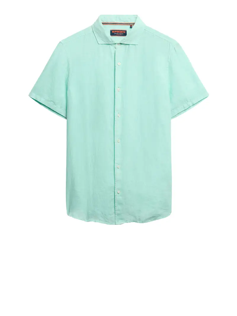 camicia casual superdry da uomo - verde