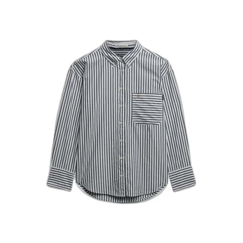 Camicia da donna in popeline a maniche lunghe Superdry