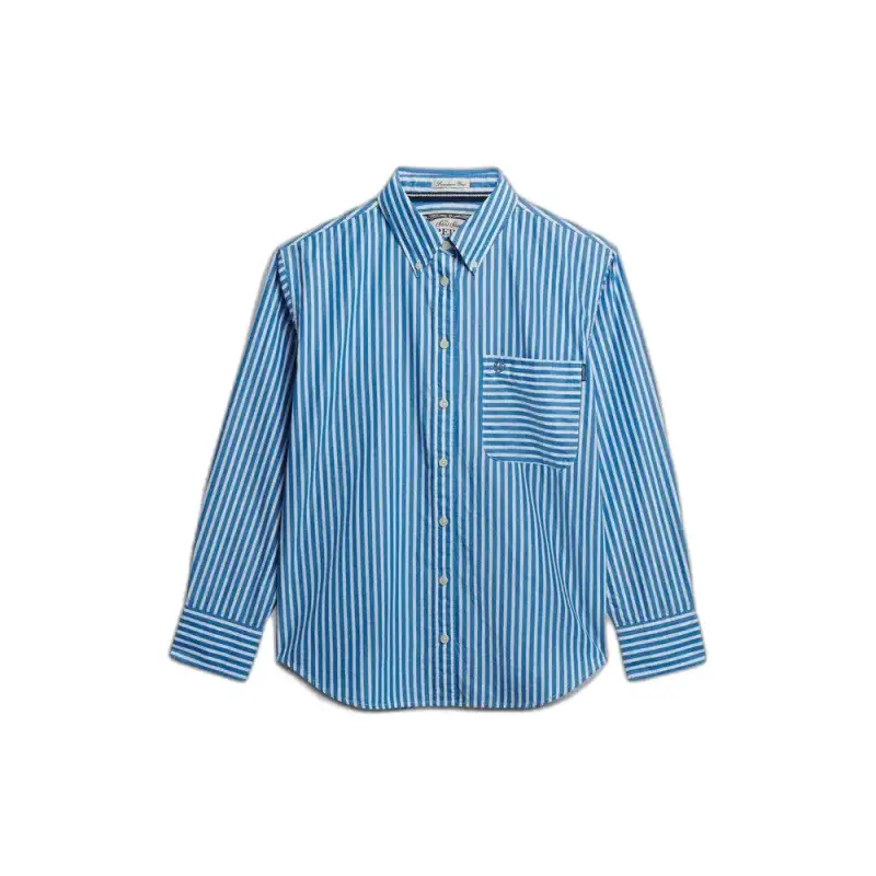 Camicia da donna in popeline a maniche lunghe Superdry