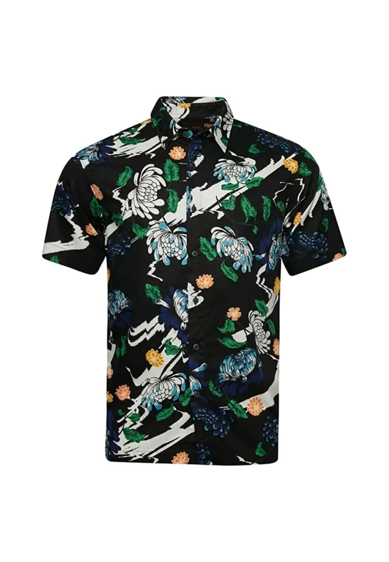 Camicia hawaiana a maniche corte - S / Multicolore