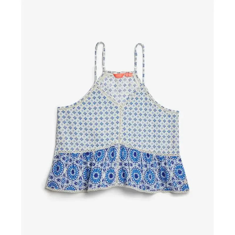 Canotta con bordino a righe donna Superdry