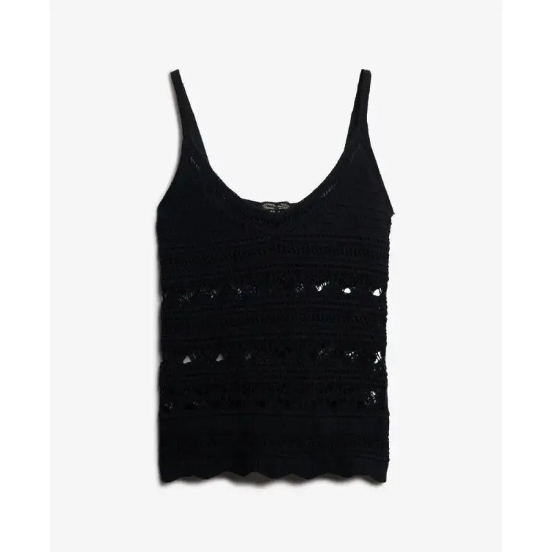 Canottiera in crochet donna Superdry Caraco