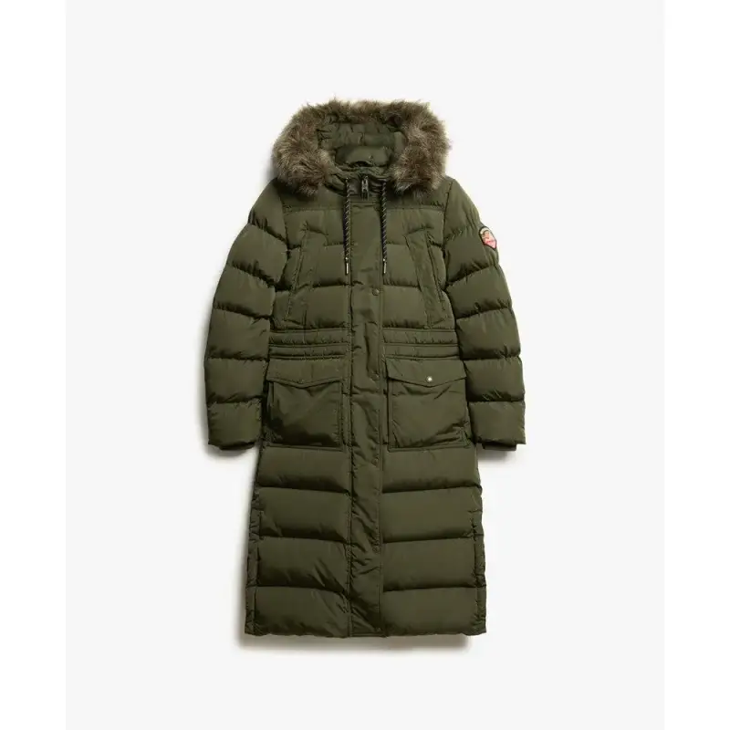 Cappotto da donna in ecopelle Superdry Everest