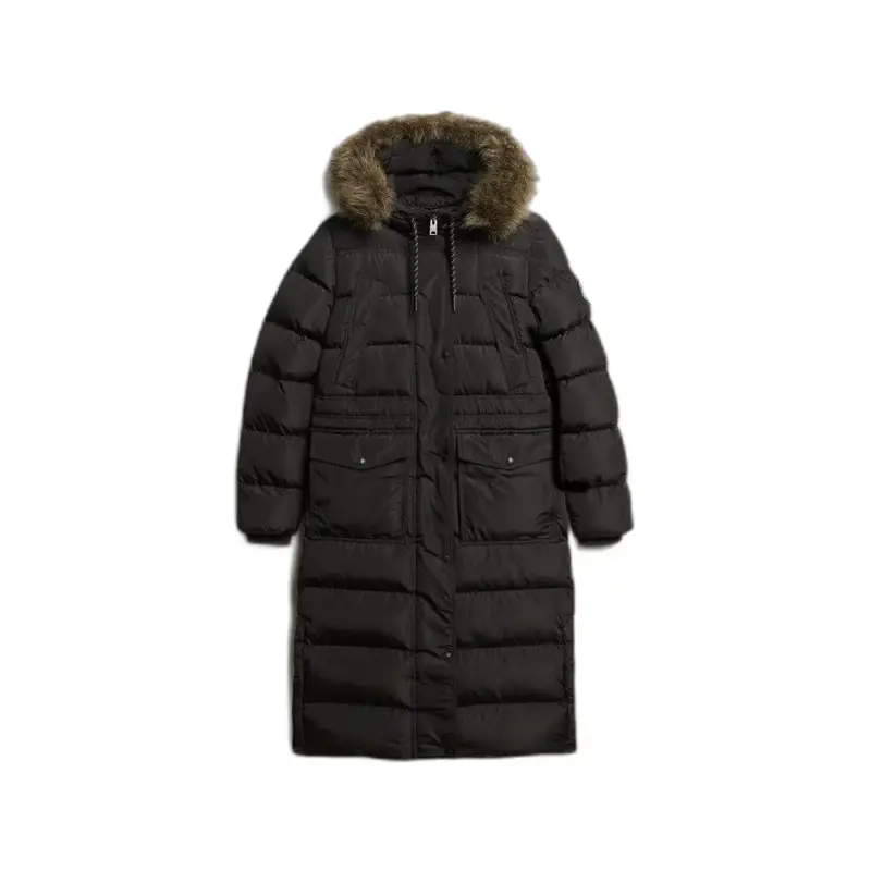 Cappotto da donna in ecopelle Superdry Everest