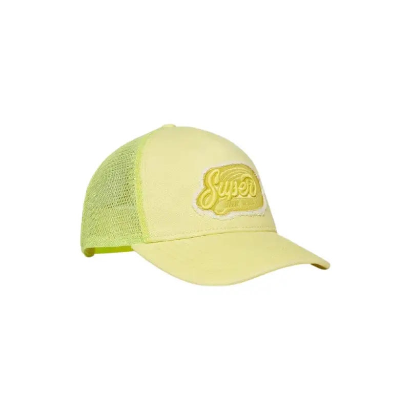 Cascopellino trucker in mesh fluo da donna Superdry