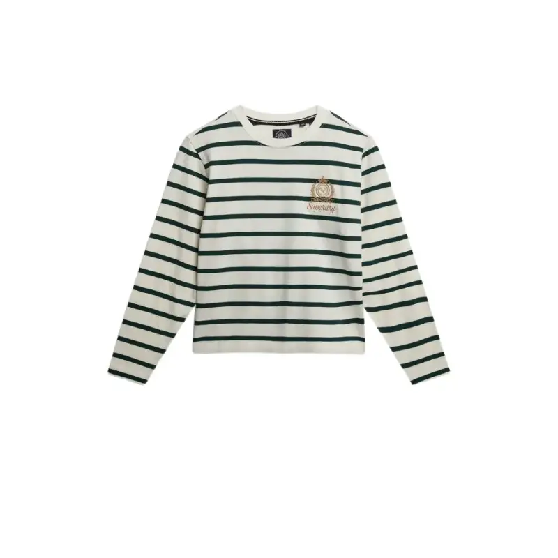 Felpa a righe donna Superdry Country Club
